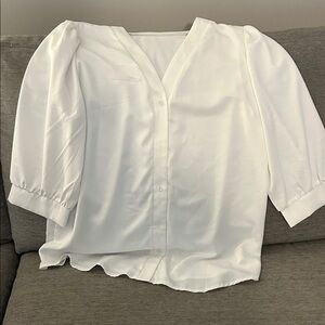 Amazon Essentials White Women's Blouse